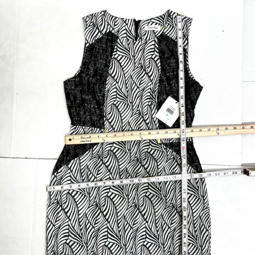 New with tag Calvin Klein dress for office work or casual wear black white (14) - Picture 8 of 9